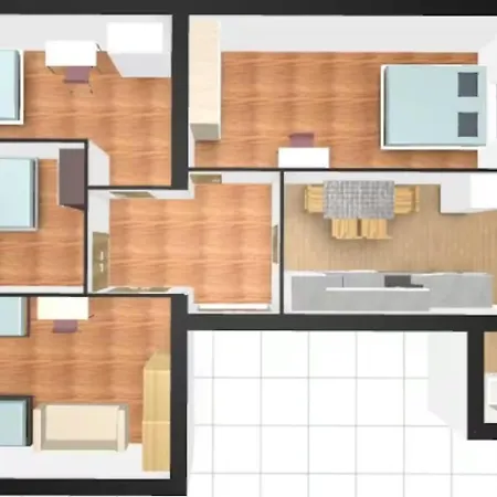 דירה Quiet 4-bedroom Family In The Old Town By Upstairs